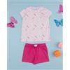Prénatal Pigiama bimba rosa farfalle