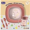 Chicco Set pappa 12m+ rosa - chicco