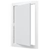 VENTEUROPE 20 x 30 cm, sportello di accesso in plastica ABS per cartongesso, parete e soffitto, servizio elettrico e sanitario, porta di ispezione, copertura per ispezione, sportello di ispezione, colore: bianco