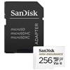 Sandisk High Endurance micro SDXC + Adattatore 256GB-A2 UHS-I U3