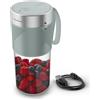 Moulinex Lightmix, Blender portatile, senza fili, 300 ml, potente, ricaricabile, eucalipto LM1C0410