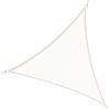 Outsunny Vele Parasole Triangolari, Ombreggianti HDPE, Crema, 6x6x6m, Ideale per Giardino, Casa, Balcone|Aosom