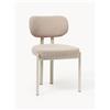 Westwing Collection Sedia imbottita in bouclé Adrien