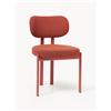 Westwing Collection Sedia imbottita in bouclé Adrien