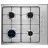 Electrolux Piano Cottura A Gas Electrolux Serie 300 4 Fuochi Kgs6404Sx Slim Side (L55xP47) Inox
