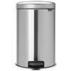 BRABANTIA PATTUMIERA A PEDALE, 20 LT NEWICON ACCIAIO SATINATO