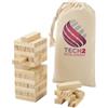 Gioco Jenga con torre impilabile in legno Jumble personalizzate o neutre