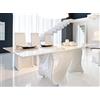 Tonin Casa Tavolo Wave Glass T8014FSG