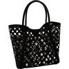 Camomilla Milano Borsa a Spalla Donna, Similpelle, Collezione Le Sporte Milanesi, Colore Nero