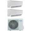 Gree Climatizzatore Condizionatore GREE Dual Split Inverter serie BORA PLUS 9000+12000 con GWHD(18)NK6OO R-32 9+12 WI-FI OPTIONAL A++/A+