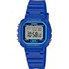 Casio Retro Vintage - Orologio da polso da donna al quarzo Casual bracciale e cassa in Resina di colore Blu display analogico nero - LA-20WH-2A