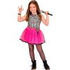 W WIDMANN MILANO Party Fashion - Costume per bambini Pop Star, abito, cantante, costume di carnevale