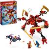 lego NINJAGO - Climber Mech Ninja di Kai con Guerriero e 4 Minifigure di Personaggi per Bambini da 9+ Anni - 71812