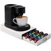 Navaris Cassetto Porta Capsule - Portacapsule Compatibile con Nespresso Vertuo - Contenitore 24x Capsule Macchina Espresso - Organizer e Supporto Macchine Caffè - Crema