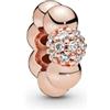 Pandora Charm Distanziatore Sfere Luminose e Pavé Purely Donna Pandora