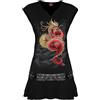 Spiral - Shenlong - Mini Abito Nero con Borchie in Vita, Nero, S