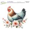 Pannolenci Stampato Gallina