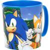 Stor Tazza Sega Sonic da 350 ml in plastica per bambini utilizzabile in microonde con grafiche dei personaggi più amati del cinema e della televisione.