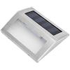 Nunafey Lampada da Parete a LED, segnapasso Solare IP65, Ricarica Automatica Resistente all'Usura per Scale per balconi per gradini per Muro