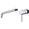 Rubicer Miscelatore Lavabo A Muro In Ottone Cromato Lucido Smooth Rubicer