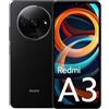 Xiaomi Redmi A3 4GB 128GB Midnight Black Smartphone, Nero