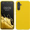 kwmobile Custodia Compatibile con Samsung Galaxy A54 5G Cover - Back Case per Smartphone in Silicone TPU - Protezione Gommata - giallo radiante
