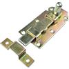 AERZETIX - C58769 - Chiavistello piatto con incontro 100x45mm - serratura per porta - chiavistello di sicurezza - meccanismo di protezione antifurto per finestra porta scatola - in acciaio zincato