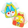 Ti TIN Confezione Da 4 Bavaglini Impermeabili con Chiusura a Nastro Autobloccante | Set Di 4 Bavaglini in Plastica Laminata con Maniche in Eva, 33x65 cm