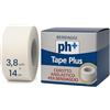 PHARMA+SPORT Tape Sportivo Anelastico 3,8 cm x 14 m - Nastro Protettivo Ipoallergenico per Articolazioni e Muscoli, Adesione Forte - Bianco Conf 1 Pezzo