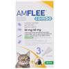 Krka Farmaceutici Amflee Combo Sioluzione Spot-on 3 Pipette 0,5 Ml Gatti e Furetti 50 Mg + 60 Mg