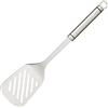 KitchenCraft Kitchen Craft Paletta Forata con Manico Ovale, Acciaio Inossidabile, Grigio (Argento)