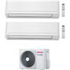 Toshiba CONDIZIONATORE TOSHIBA DUAL SPLIT SEIYA CLASSIC 5000+9000 BTU INVERTER RAS-2M10G3AVG-E A+++