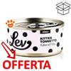 Lev Cat Kitten con Tonnetto - Lattina da 70 Gr - CONFEZIONE RISPARMIO