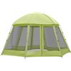 Outsunny Tenda da Campeggio per 6-8 Persone con Borsa, Funi e Picchetti, 493x493x240cm|Aosom