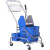 HOMCOM Carrello delle Pulizie Professionale Lavapavimento con Secchio 25L Ruote Strizzatore 72 × 49.5 × 95cm|Aosom