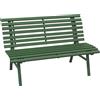 Outsunny Panchina da Esterno in Alluminio a 2 Posti a Doghe, 123x67x79cm, Verde|Aosom