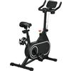 SPORTNOW Cyclette Magnetica con Volano da 4kg, Manubrio e Sellino Regolabili, 8 Livelli di Resistenza|Aosom