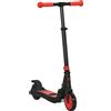 HOMCOM Monopattino Elettrico Pieghevole per Bambini 6+ Anni ad Altezza Regolabile, 71x36.5x75-80 cm, Nero e Rosso|Aosom