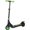 HOMCOM Monopattino Elettrico Pieghevole per Bambini 6+ Anni ad Altezza Regolabile, 71x36.5x75-80 cm, Nero e Verde|Aosom