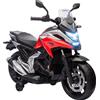 AIYAPLAY Moto Elettrica per Bambini 3-6 Anni Licenza Honda con Fari, Musica e Rotelle, 107x46x75 cm, Rosso