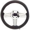 Osculati Volante inox+poliuretano nero 350 mm Sterzo - Timoneria - 1 PZ Osculati - 45.1