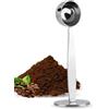 Jadeshay Cucchiaio Dosatore,Misurino Pressa Caffe 2 in 1 Tamper Espresso Misurino per Caffè in Acciaio Inossidabile Grani 14.5cm/5.7inch Misurino Dosatore per Caffè