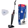 Vileda Steam PLUS | scopa a vapore | pulizia e igiene con il vapore | elimina fino al 99.9% dei batteri e virus | ideale per tappeti, moquette per tutti i tipi di pavimento | senza uso di detergenti