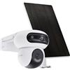 Ezviz Videocamera sorveglianza HB90 Dual con Solar Panel White e Black 2K 1440p