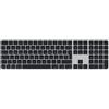 Apple Tastiera computer MAGIC KEYBOARD Touch ID Silver e Black MXK83T A