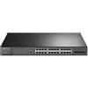TP-LINK Tp Link Switch di rete 28 porte OMADA 1G Managed L2 PoE+ Black TL SG3428MP
