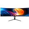 V7 Monitor 49" 2K 1440p DQHD Curved Black L490DQ HAS E