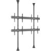 Itb Supporto monitor TV pavimento ( 120 Kg ) VESA 600 x 400 MULTIBRACKETS Black
