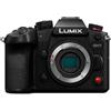 Panasonic Lumix DC-GH7E Corpo Fotocamera Mirrorless Micro Quattro Terzi, 25,2MP, Video C4K/4K 4:2:2 60/50p, Phase Hybrid AF, Active IS, Audio Float 32-Bit, Mirino OLED, Monitor Angolo Libera, Nero