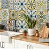 RE-COVERTILES Adesivi Piastrelle Cucina Bagno in PVC 10 Pz 20x20 cm PS00078